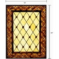 thumbnail image 4 of Sunset Stained Glass Window Panel, Amber, 4 of 5