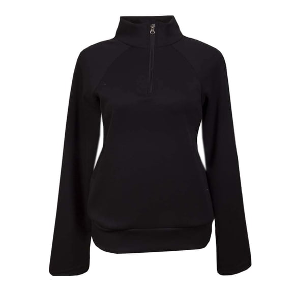 Sudadera George para Dama, Cuello Alto Negro Talla G