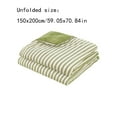 thumbnail image 3 of FeiFu 70.84x59.06in Solid Color Ice Silk Summer Cool Blanket Ice Silk Fabric Offers Cool Color Block Design Looks Stylish Breathable Blanket, 3 of 8
