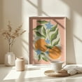 thumbnail image 4 of Orange Branch with Flowers Framed Art Modern Wall Decor, 4 of 15