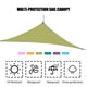 thumbnail image 4 of Toldo de vela 10ft Rain Fly Sun Shade resistente a los rayos UV Toldo de vela Impermeable Heavy Duty Triangle 210T Toldo de poliéster Arena Sombrilla para patio al aire libre Jardín Actividades en el Abanopi Toldo de vela, 4 of 7
