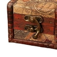 thumbnail image 5 of Organizador de joyas de madera rústica, estuche de almacenamiento hecho a mano, caja de baratijas para joyas C, 5 of 5