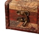 thumbnail image 5 of Joyero de madera vintage, hecho a mano, para pendientes y collares. C, 5 of 5