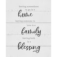 thumbnail image 2 of CAD Designs 26x32 Gold Ornate Wood Framed with Double Matting Museum Art Print Titled - Home Family, 2 of 4