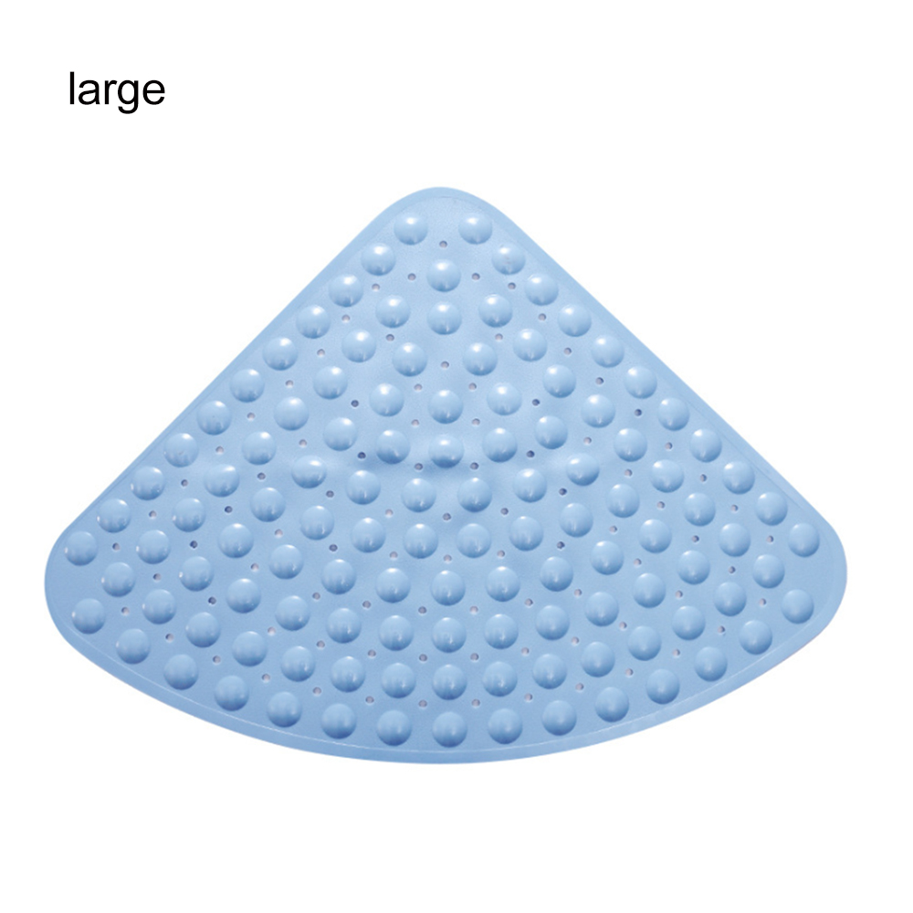 1pc Fan-shaped Shower Mat, Bathroom Non-slip Mat, Bath & Shower Foot Pad,  Hotel Washroom Hand-wash Mat