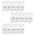 thumbnail image 1 of OUNONA 20Set Adhesive Multi Purpose Hooks Acrylic Non Trace Hook For Mirrors Windows Household Users, 1 of 8