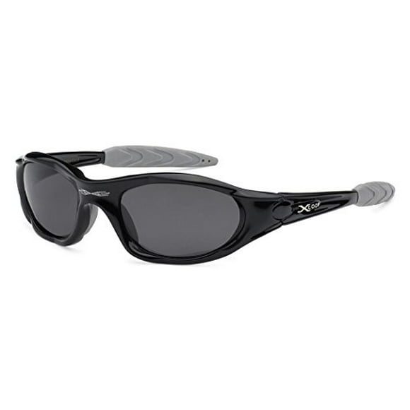 X-loop Polarized Mens Action Sports Fishing Sunglasses - Several Colors, Black, Medium