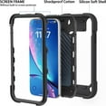 thumbnail image 2 of Compatible with iPhone XR Case 6.1 Inch with Ring Stand, Heavy-Duty Military Grade Shockproof Phone Cover with Magnetic Car Mount for iPhone XR 6.1. (Black), 2 of 14