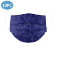 thumbnail image 1 of Mascarilla desechable para adultos, cubrebocas de Color azul con flores, Cosplay de Halloween, 10 unidades, 2022, 1 of 4