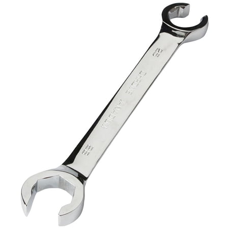 25-28MM Oil Pipe Flare Nut Wrench, Double End Wrench High Torque Mirror Hand Tool, Open Brake Wrench for Car Repair