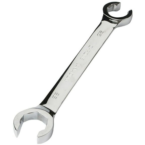 25-28MM Oil Pipe Flare Nut Wrench, Double End Wrench High Torque Mirror Hand Tool, Open Brake Wrench for Car Repair
