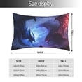 thumbnail image 2 of Fotbe Red And Blue Fire Dragon Funda de Almohada Decorativa Estilo Occidental, Lujo en Algodón, Fundas para Almohadas King, Cojín Estampado para Decoración del Hogar-20"x30", 2 of 6