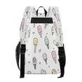 thumbnail image 3 of PVC Transparent Backpacks Clear Backpack for Travel and Outings Pastel Ice Cream Pattern, 3 of 7
