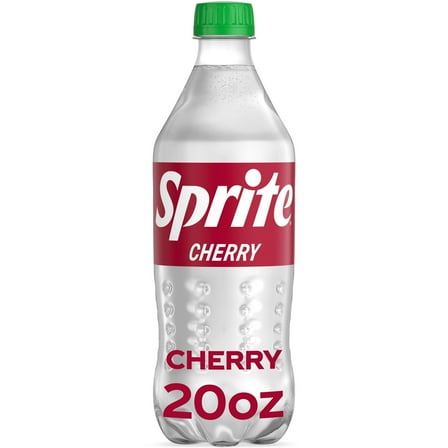 Sprite Lemon Lime Cherry Soda Pop, 20 fl oz Bottle(pack of 2)