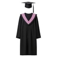 thumbnail image 4 of FYEGRE Elegant Graduation Gown Doctoral Commencement Attire Matching Cap Tassel Ensemble For Formal RD2 XS, 4 of 4