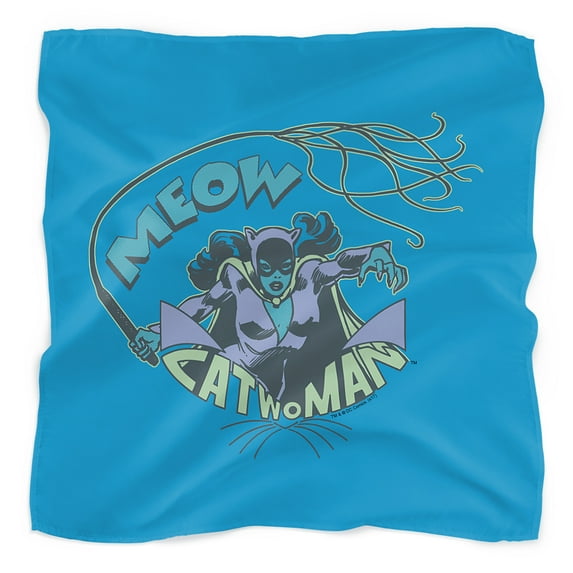 Batman Catwoman Meow Bandana (21 in x 21 in)