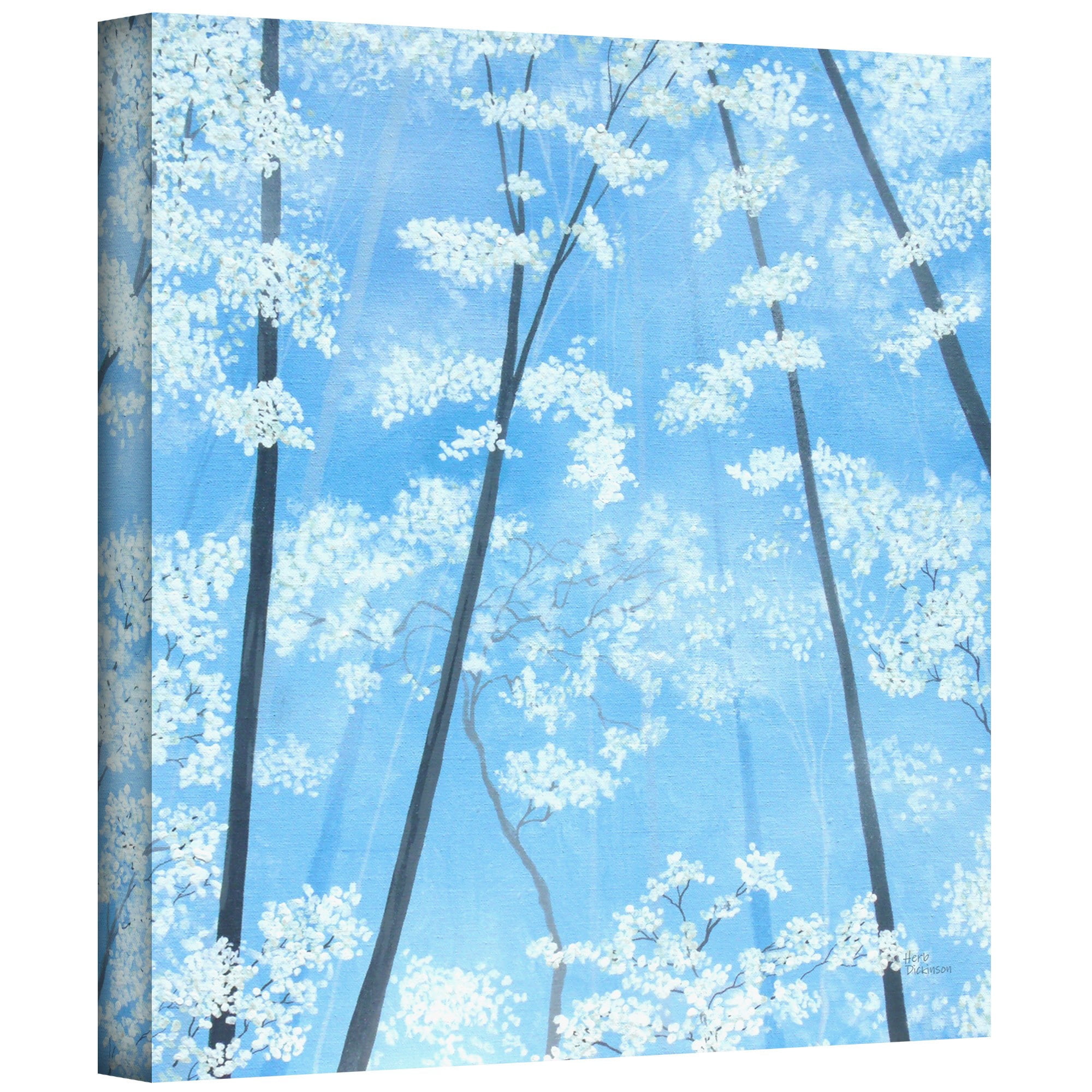 Herb Dickinson "Spring Forest 2" Gallery-Wrapped Canvas