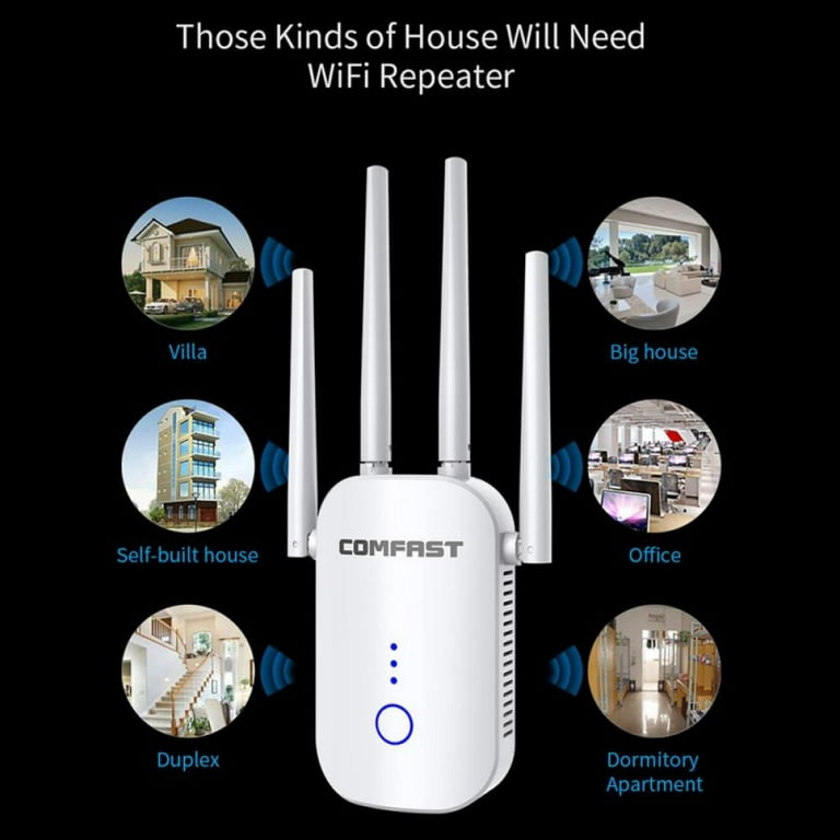 Comfast 1200Mbps Wireless Wifi Extender Wi-fi Repeater/Router Dual