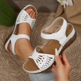 thumbnail image 5 of Ticikt Flat Sandals for Women Dressy: Comfortable Flats Sandals Women Open Toe Ankle Strap Walking Shoes Summer, 5 of 8