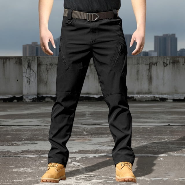 Pantalon Cargo Utilitaire pour Hommes pour un Usage Quotidien et Décontracté, Pantalon de Travail avec Extensible et Multiples Poches pour la Randonnée, les Voyages et l'Utilisation Quotidienne