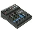 thumbnail image 4 of Console Audio USB, Mixeur Audio 4 Canaux Console de Mixage Fonctionnalités Améliorées, 4 of 9