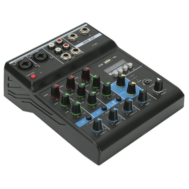 Table De Mixage Audio, Table De Mixage 4 Canaux Robuste Et Durable