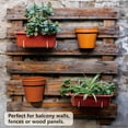 thumbnail image 6 of 6-Inch Plant Hanger Rings, 8-Pack – Metal Wall Mount Brackets for Pots, 6 of 9