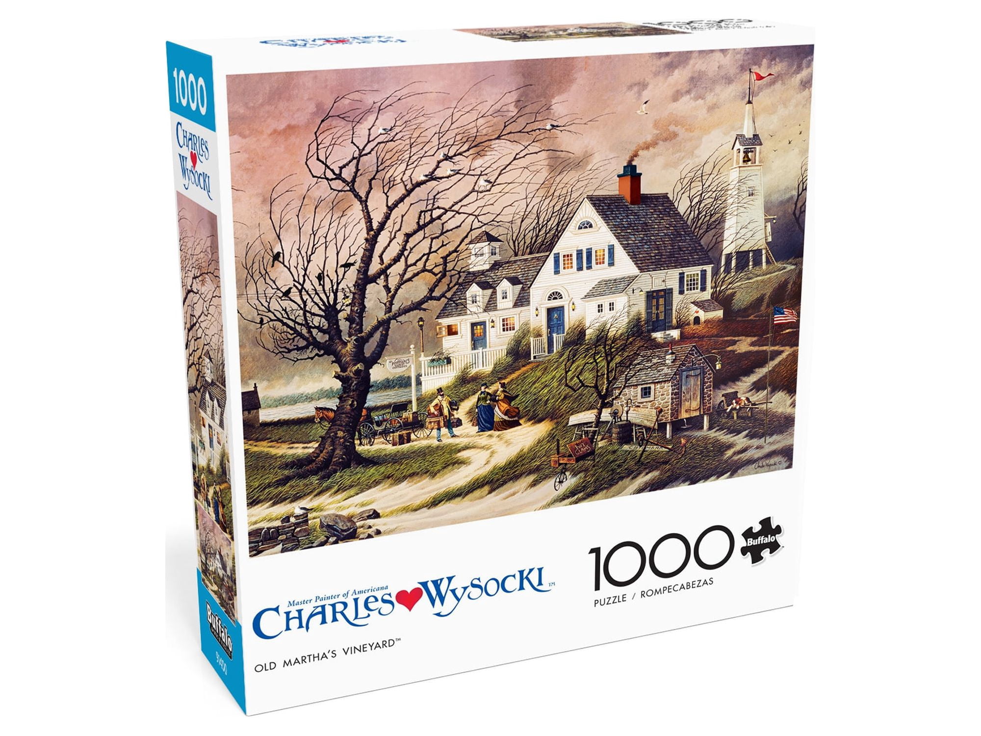 Buffalo Games 1000-Piece Charles Wysocki Collection Old Martha’s Vineyard Jigsaw Puzzle