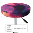 thumbnail image 4 of Balery Mystical Dragon Under Moon Fundas de asiento para taburete de bar redondo de tela de terciopelo ajustables que protegen de arañazos y manchas para sillas de 14 a 17 pulgadas.-12 inch, 4 of 7