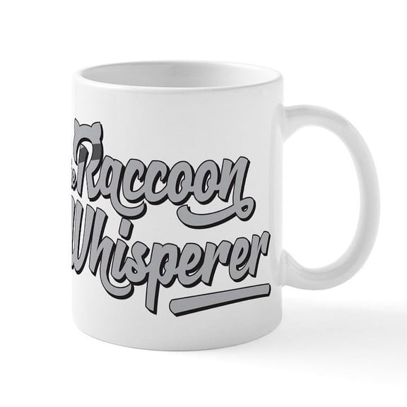 CafePress - The Raccoon Whisperer - 11 oz Ceramic Mug - Novelty Coffee Tea Cup