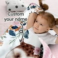 thumbnail image 2 of KAINSY Personalized Toddler Nap Mat for Daycare, Kindergarten Children Sleeping Bag with Custom Name, Baby Owl Nap Mats with Pillow & Blanket, Easy Carry, 2 of 8