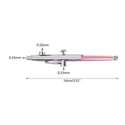 ROZYARD Single Action Airbrush for General Purpose Art Craft Projects Cake Decorating Makeup Art Nail Crafts Tattooing Tool