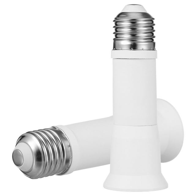 Dsseng Case Pack Telescopic Light Bulb Socket Extender for E27 Sockets