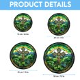thumbnail image 6 of Irish Cross Stained Glass Sun Catcher, Wall Hanging Colored Decor Room Indoor Window Decor, Halloween, Christmas Hanging Ornament Mother Day, Stained Glass Ornament 2025, Holiday, 6 of 6