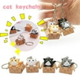 thumbnail image 3 of Porte-clés Chat Mignon, Porte-Clés Drôle, Porte-Clés Animal, Accessoire de Sac à Main, 3 of 8