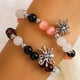 thumbnail image 5 of Pulseras de Halloween Pulseras con dijes de calabaza fantasma Pulseras de cuentas elásticas para mujeres, 5 of 5