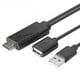 thumbnail image 1 of USB hembra a HDMI compatible macho 1080P HDTV TV Digital AV adaptador cable cable WDOplteas  Para estrenar, 1 of 9