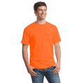 thumbnail image 3 of Gildan High Visibility Short Sleeve T-Shirt Hi Vis Workwear for Men 5.3oz T-Shirt Safety Orange XL, 3 of 3