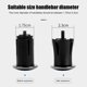 thumbnail image 4 of Tapones de aluminio para manillar de bicicleta de montaña o carretera, color negro, 2 uds. JShteea  Accesorios para bicicletas, 4 of 9