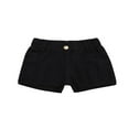thumbnail image 1 of Kids Little Girls Denim Shorts High Waist Short Ripped Jeans for 2-8T, 1 of 5