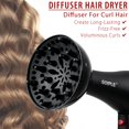 thumbnail image 3 of Set de secador de pelo Lockmio Ionic 1800 W con 13 accesorios, 3 of 9