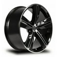 thumbnail image 3 of RTX SMS 18x7.5 5x114.3 ET40 CB73.1 Black Machined Wheel, 3 of 3
