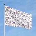 thumbnail image 2 of Picia Lavender Flowers Printed Flag ,Lavender Flowers Pattern Garden Flag Vertical Double,Yard Lawn Outdoor Decor 48x72", 2 of 9