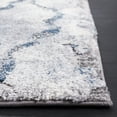 thumbnail image 4 of SAFAVIEH Cyrus Tendrils Abstract Shag Area Rug, Ivory/Blue, 9' x 12', 4 of 12