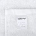 thumbnail image 2 of SEMAXE 4 Piecs Hand Towel Set. 600GSM Long-Staple Purcotton Towels for Bathroom, White, 2 of 5