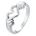 thumbnail image 1 of Fiudx Anillo Geométrico, Metal Metal, Accesorio y Diamantes de Imitación, Ideal para Bodas, Regal Mamá y Novia, Diseño de Moda Europe, Artesanía Exquisita., 1 of 2
