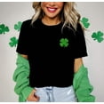 thumbnail image 3 of CLOVER ST PATRICS DAY Graphic Short sleeve T-Shirt, 3 of 4