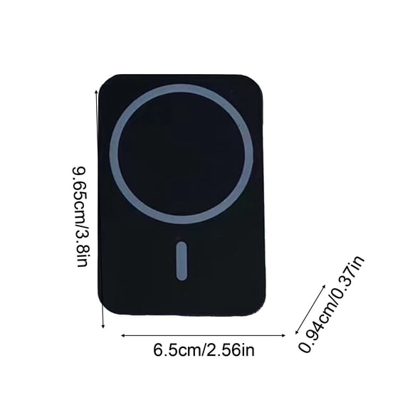 Momihoom Magnetic Wireless Charging Car Mount, 15W Fast Charger and 360-Degree Rotating Phone Holder
