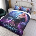 thumbnail image 3 of Academia Sobrenatural Conjunto de sábanas temático, trío de piezas, cómodo y amigable con la piel, diseño único, regalo de decoración para el hogar para familiares, amigos y fans,140cm *210cm, 3 of 6