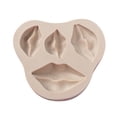 thumbnail image 1 of Love Chocolate Sugar Turning Mold 6 Cavity Silicone Heart Mold DIY Chocolate Cupcake Cake Muffin Molde para hornear Wmkox8yii hjk5995, 1 of 1